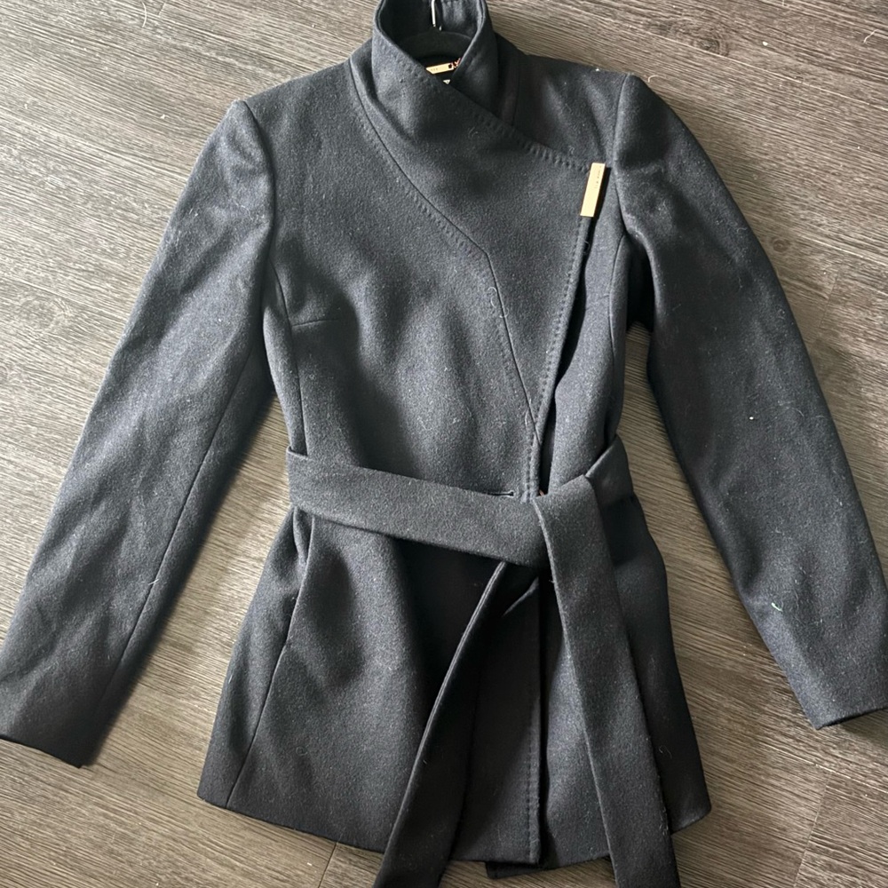 Ted Baker Wool Wrap Coat short